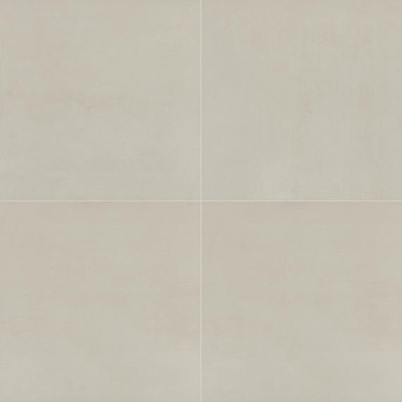 33x33 Merchant  Natural Concrete-Look Matte Smooth Porcelain Tile Light Taupe
