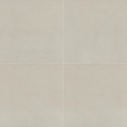 33x33 Merchant  Natural Concrete-Look Matte Smooth Porcelain Tile Light Taupe
