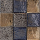 3x3 Empyrean  Mosaic Solid-Color Glossy Smooth Ceramic Tile Bright Bronze