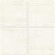 4x4 Artcrafted  Handcrafted Solid-Color Glossy Smooth Ceramic Tile Cream White