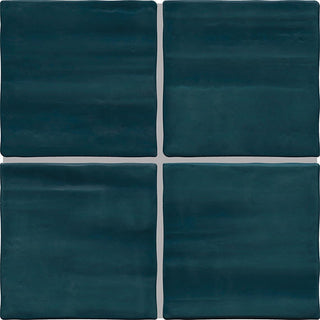 4x4 Artcrafted Handcrafted Solid-Color Glossy Smooth Ceramic Tile
