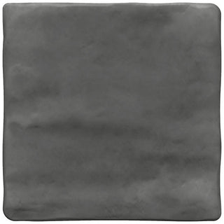Slate Gray - 4x4 Artcrafted Handcrafted Solid-Color Glossy Smooth Ceramic Tile