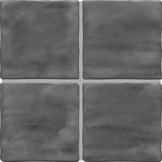 4x4 Artcrafted Handcrafted Solid-Color Glossy Smooth Ceramic Tile