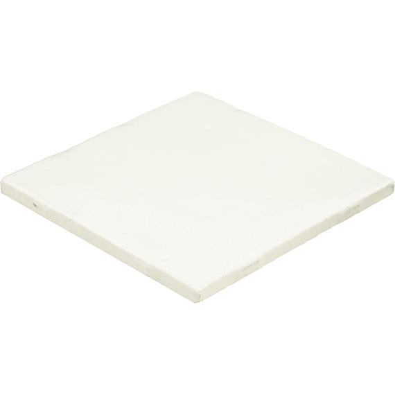 4x4 Studio Haven  Mosaic Stone-Look Glossy Smooth Ceramic Tile Cream White