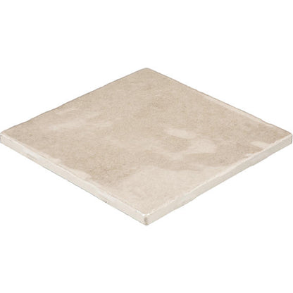 4x4 Studio Haven  Mosaic Stone-Look Glossy Smooth Ceramic Tile Warm Taupe