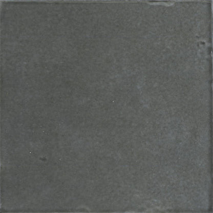 4x4 Studio Haven  Mosaic Stone-Look Glossy Smooth Ceramic Tile Dark Gray