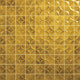 4x4 Contempee Star  Patterned Solid-Color Glossy Embossed Ceramic Tile Yellow