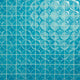 4x4 Contempee Star  Patterned Solid-Color Glossy Embossed Ceramic Tile Light Blue