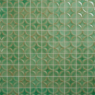 4x4 Contempee 3D-Geometric Star Patterned Solid-Color Glossy Embossed Ceramic Tile