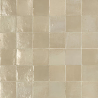 4x4 Zellige Neo Natural Mixed-Color Glossy Undulated Ceramic Tile