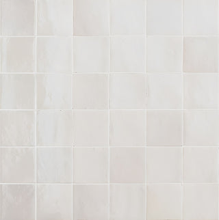4x4 Zellige Neo Natural Mixed-Color Glossy Undulated Ceramic Tile