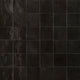 4x4 Zellige Neo  Natural Mixed-Color Glossy Undulated Ceramic Tile Dark Gray