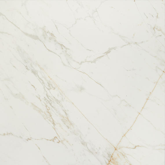 48x48 Panoramic Duet Grid  Natural Marble-Look Matte Smooth Porcelain Tile Golden Cream