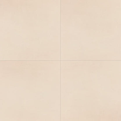 48x48 Crafthouse  Natural Concrete-Look Matte Smooth Porcelain Tile Pomice Beige