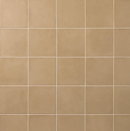 48x48 Crafthouse  Natural Concrete-Look Matte Smooth Porcelain Tile Jute Brown