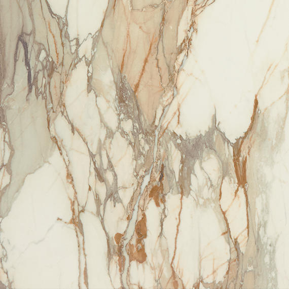48x48 Panoramic Duet Stacked  Natural Marble-Look Polished Smooth Porcelain Tile Cloud Beige