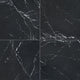 48x48 Panoramic Duet Stacked  Natural Marble-Look Polished Smooth Porcelain Tile Dark Black