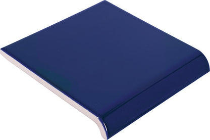 6x6 Color Wheel Splash   Solid-Color Glossy Speckled Texture Ceramic Tile Blue