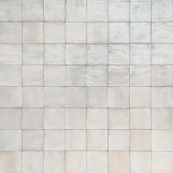 6x6 Rice  Natural Solid-Color Glossy Smooth Porcelain Tile Concrete Gray