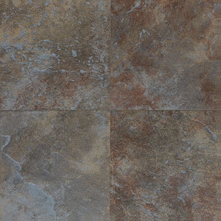 6x6 Continental Slate Natural Stone-Look Matte Textured Porcelain Tile
