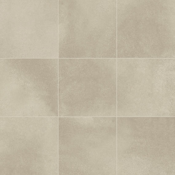 6x6 Volume 1.0  Natural Concrete-Look Matte Smooth Porcelain Tile Soft Beige