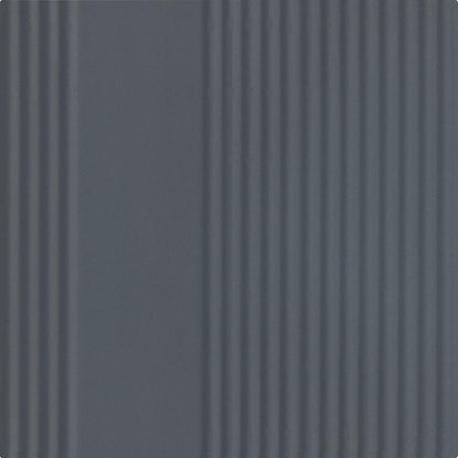 6x6 Rhyme And Reason  Natural Solid-Color Matte Rippled Ceramic Tile Deep Blue