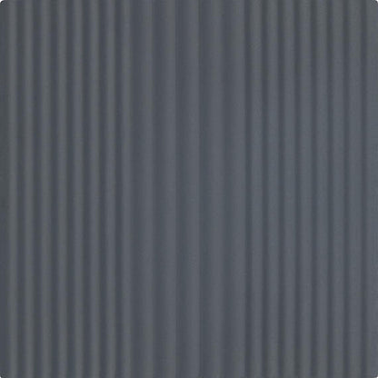 6x6 Rhyme And Reason  Natural Solid-Color Matte Rippled Ceramic Tile Deep Blue