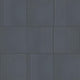 6x6 Rhyme And Reason  Natural Solid-Color Matte Rippled Ceramic Tile Deep Blue