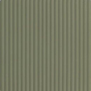 Muted Green - 6x6 Rhyme And Reason Natural Solid-Color Matte Rippled Ceramic Tile