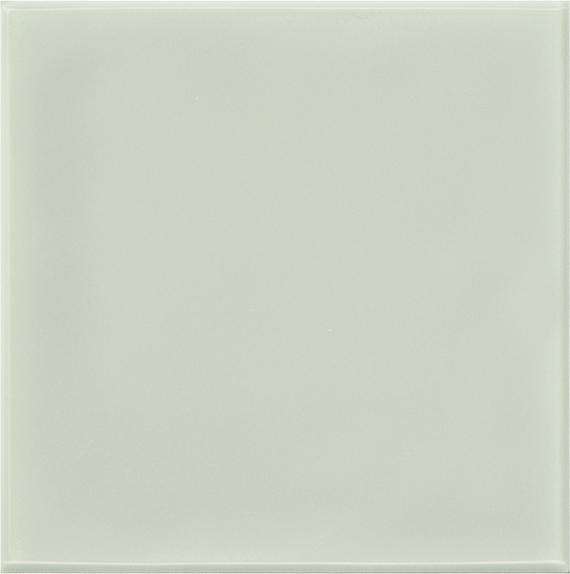 6x6 Retrospace Remix  Natural Solid-Color Glossy Smooth Ceramic Tile Pale Sage