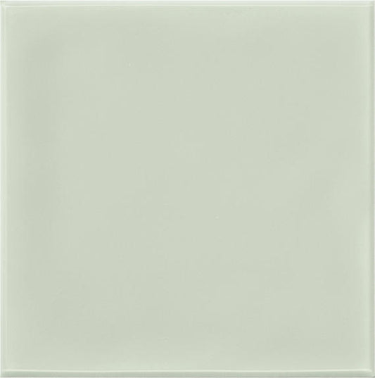 6x6 Retrospace Remix  Natural Solid-Color Glossy Smooth Ceramic Tile Pale Sage