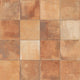 8x8 Cotto Revival  Natural Stone-Look Matte Smooth Porcelain Tile Rust Brown