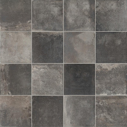 8x8 Cotto Revival  Natural Stone-Look Matte Smooth Porcelain Tile Baltic Gray