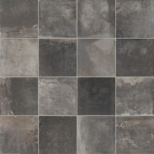 8x8 Cotto Revival  Natural Stone-Look Matte Smooth Porcelain Tile Baltic Gray