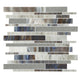 12x14 Stone Theory  Mosaic Stone-Look Matte Smooth Porcelain Tile Stone Beige