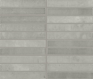 12x10 Miramo Straight Joint Mosaic Solid-Color Glossy Smooth Glass Tile