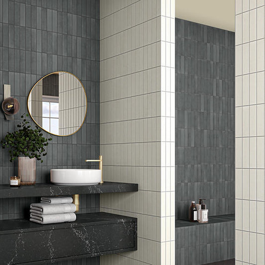 12x10 Inyo Mosaic Natural-Look Satin Smooth Porcelain Tile