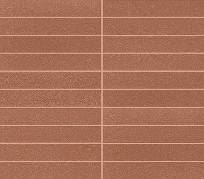 1x6 Inyo  Mosaic Natural-Look Satin Smooth Porcelain Tile Terracotta Brown