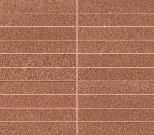 1x6 Inyo  Mosaic Natural-Look Satin Smooth Porcelain Tile Terracotta Brown