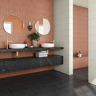 Terracotta Brown - 12x10 Inyo Mosaic Natural-Look Satin Smooth Porcelain Tile