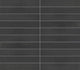 1x6 Inyo  Mosaic Natural-Look Satin Smooth Porcelain Tile Charcoal Black