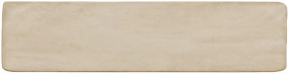 1x6 Artcrafted Straight Joint Stacked Mosaic Solid-Color Glossy Smooth Ceramic Tile Pale Beige
