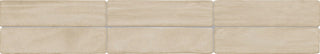 Pale Beige - 12x10 Artcrafted Straight Joint Stacked Mosaic Solid-Color Glossy Smooth Ceramic Tile
