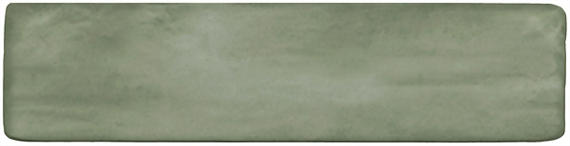 1x6 Artcrafted Straight Joint Stacked Mosaic Solid-Color Glossy Smooth Ceramic Tile Light Green
