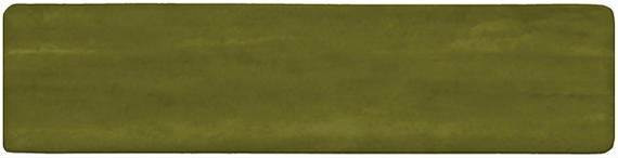 1x6 Artcrafted Straight Joint Stacked Mosaic Solid-Color Glossy Smooth Ceramic Tile Deep Green