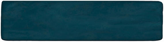 1x6 Artcrafted Straight Joint Stacked Mosaic Solid-Color Glossy Smooth Ceramic Tile Ocean Blue