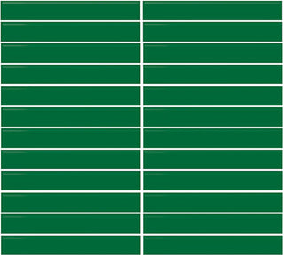 12x10 Color Wheel Mosaic Straight Joint Mosaic Solid-Color Glossy Smooth Ceramic Tile