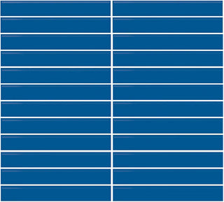 12x10 Color Wheel Mosaic Straight Joint Mosaic Solid-Color Glossy Smooth Ceramic Tile