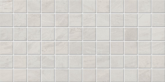 1x6 BRYNE Straight Joint  Mosaic Stone-Look Matte Smooth Porcelain Tile Coastal White