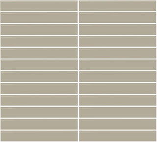 12x10 Color Wheel Mosaic Straight Joint Mosaic Solid-Color Matte Smooth Ceramic Tile